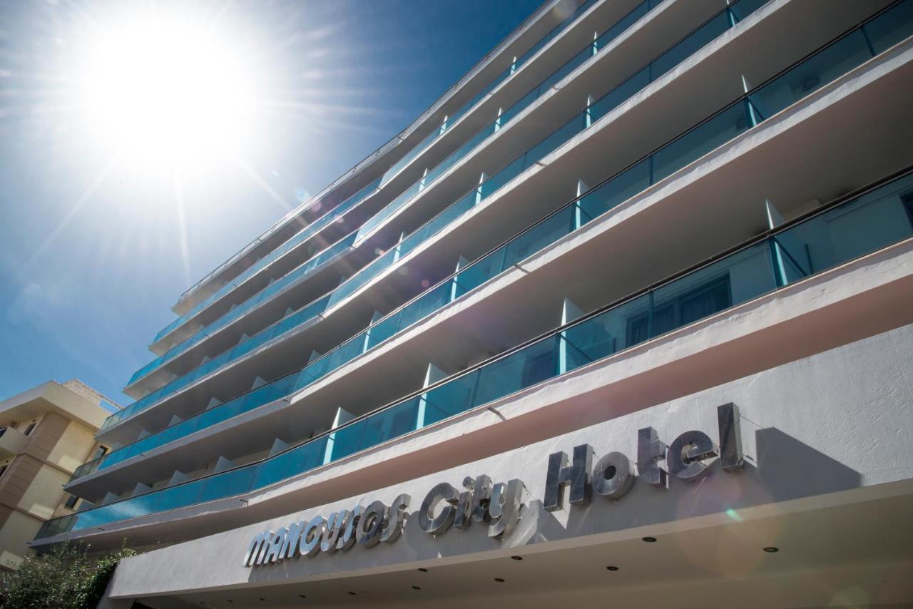 Manousos City Hotel Rhodes City Bagian luar foto