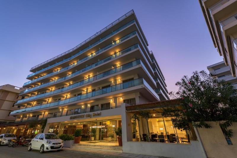 Manousos City Hotel Rhodes City Bagian luar foto