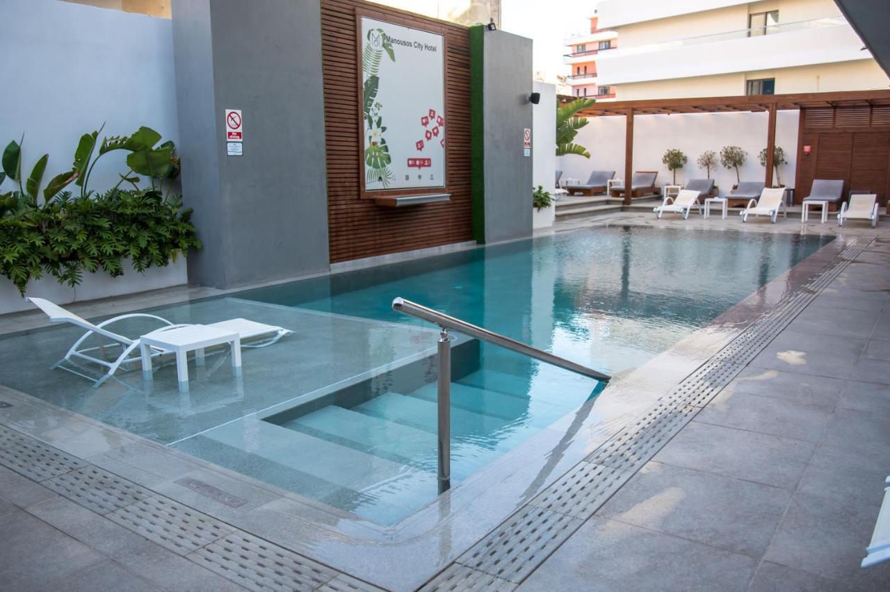 Manousos City Hotel Rhodes City Bagian luar foto