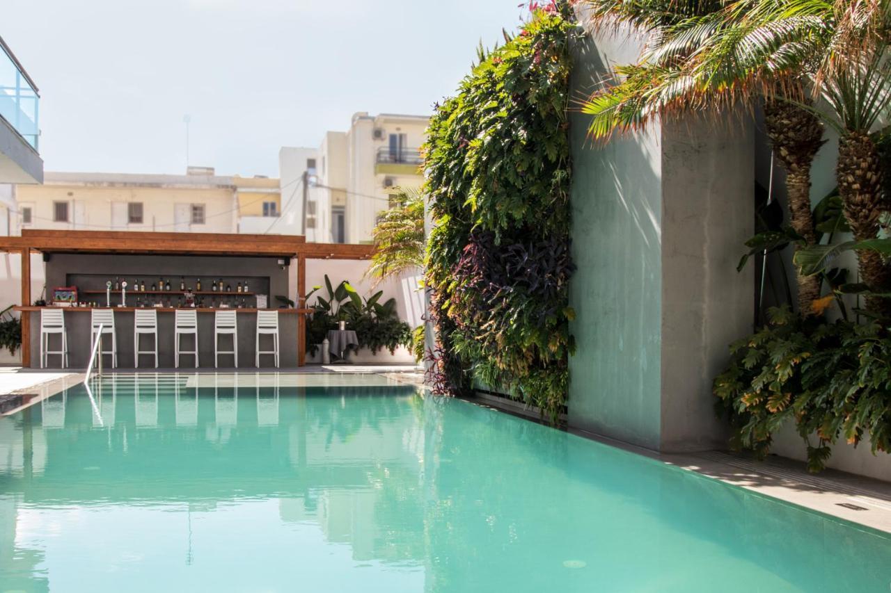 Manousos City Hotel Rhodes City Bagian luar foto