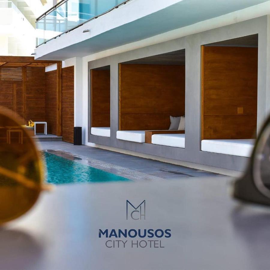 Manousos City Hotel Rhodes City Bagian luar foto